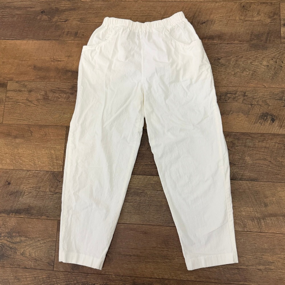 The Lodge at Currier House Vintage Tapered‎ Pants Women Medium White